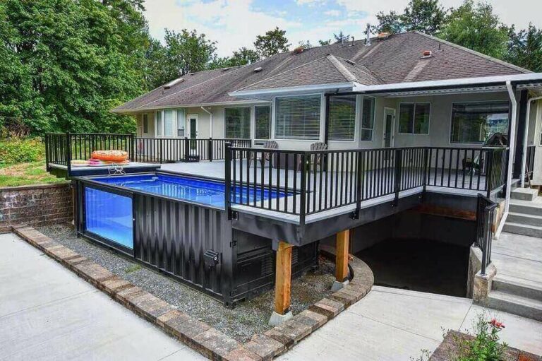 Shipping Container Swimming Pool