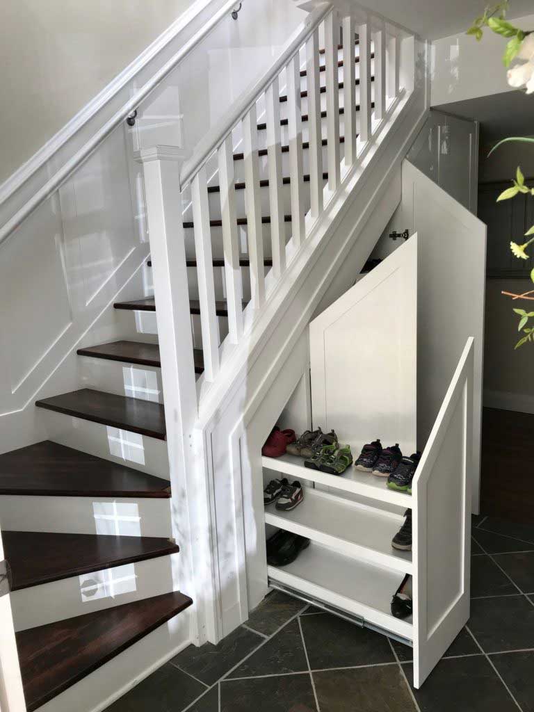 Under Stairs Shoes Storage