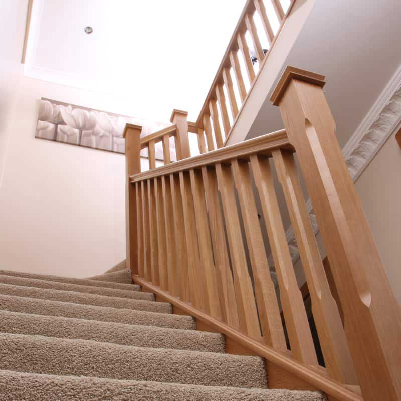Rustic Staircase Railing