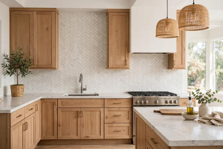 9 Herringbone Backsplash Ideas That Add Quiet Pattern
