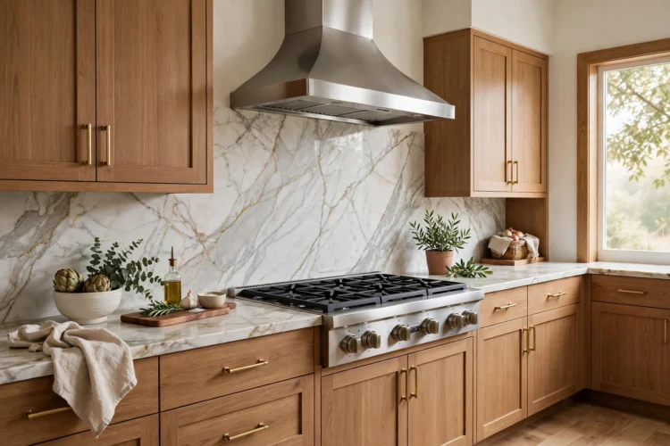 12 Marble Backsplash Ideas for a Seamless Stone Look