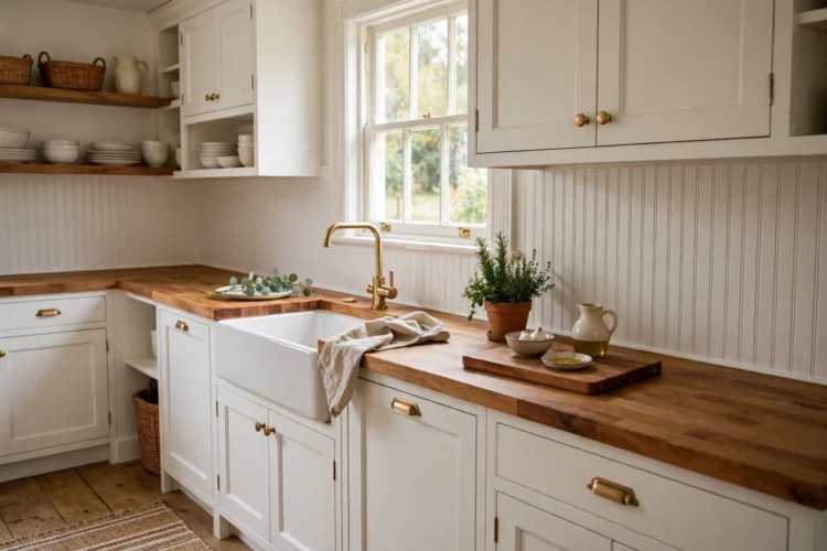 8 Beadboard Backsplash Ideas for Cottage Kitchens