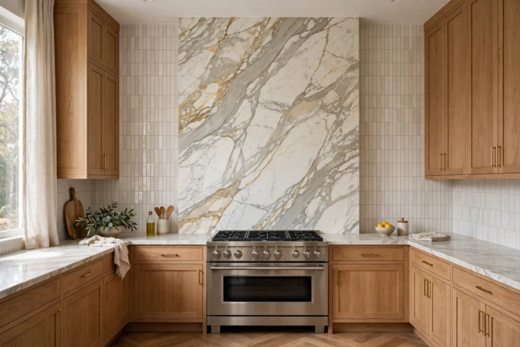 7 Backsplash Ideas That Run All the Way to the Ceiling