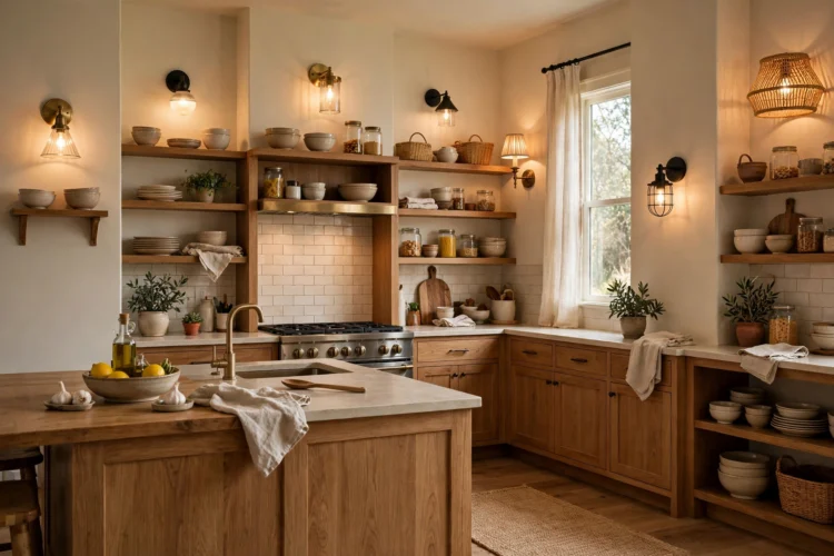 7 Kitchen Sconce Ideas for Walls and Open Shelves