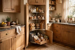 9 Corner Cabinet Storage Ideas That End the Dead Zone