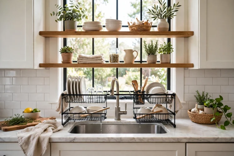 8 Over-the-Sink Storage Ideas That Use Vertical Space