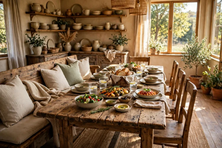 13 Dining Bench Ideas for Casual Family Meals