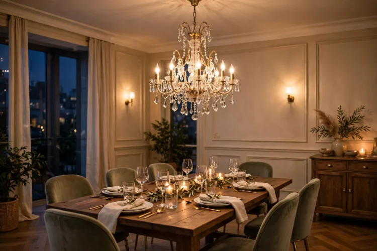 10 Dining Room Chandelier Ideas for Every Ceiling Height