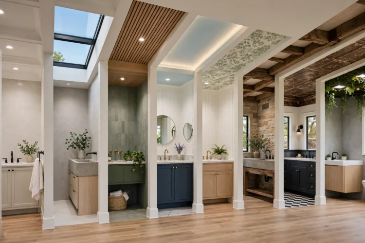 8 Bathroom Ceiling Ideas People Always Overlook